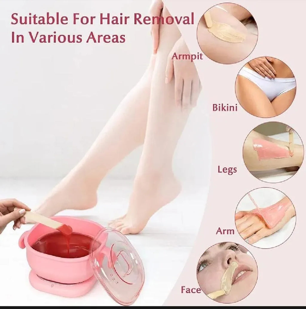 Pink Portable Wax Heater for Hair Removal
