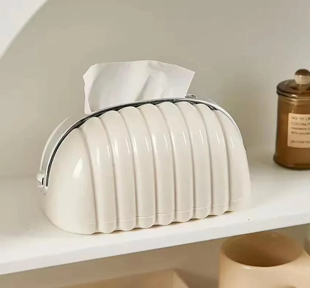 White ABS Plastic Tissue Box Set of 3