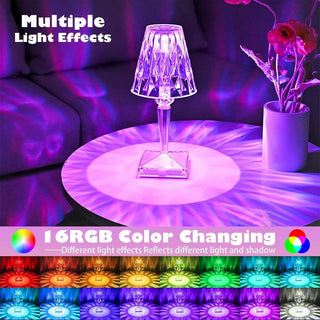 Rechargeable RGB Table Lamp with Color Changing Effects