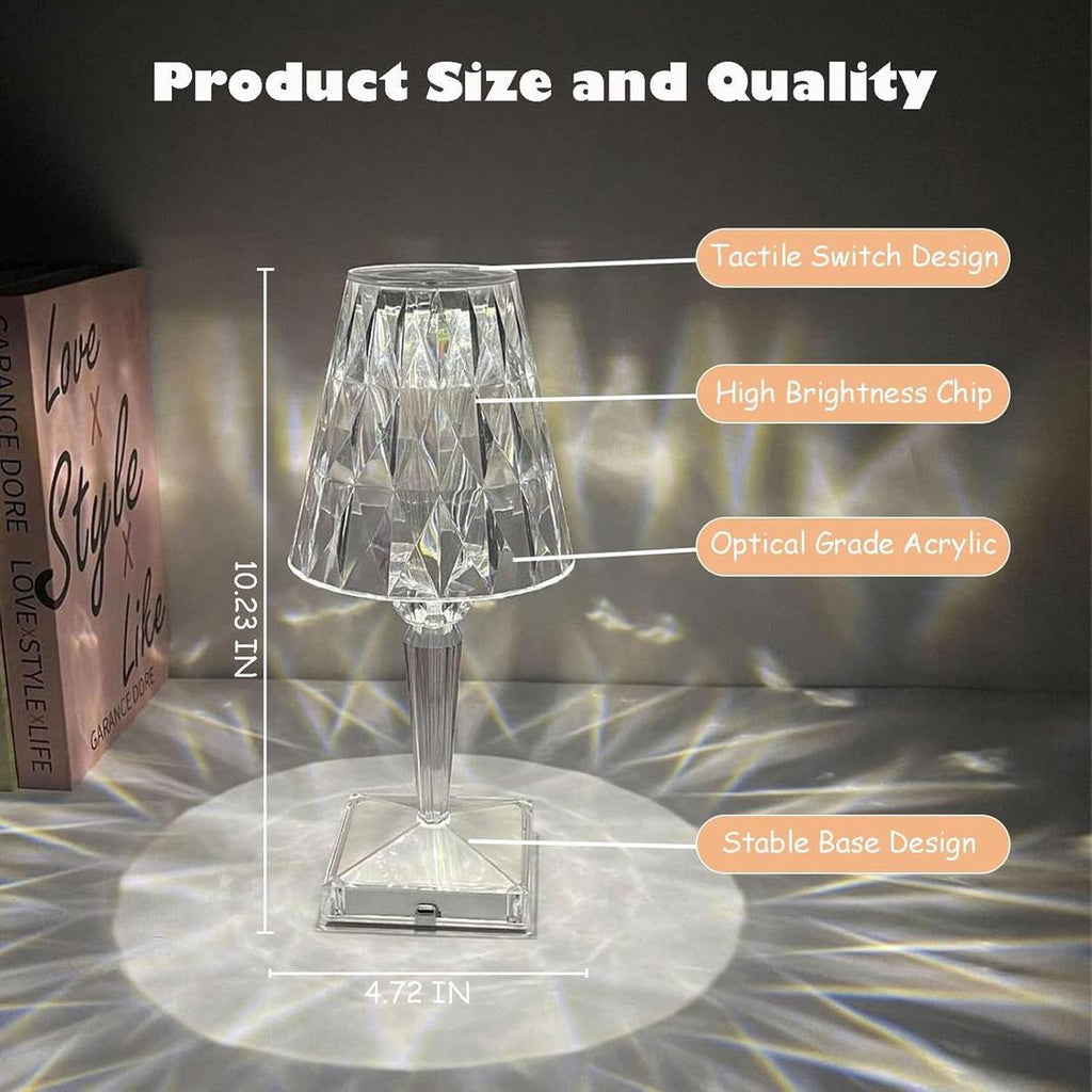 Rechargeable RGB Table Lamp with Color Changing Effects