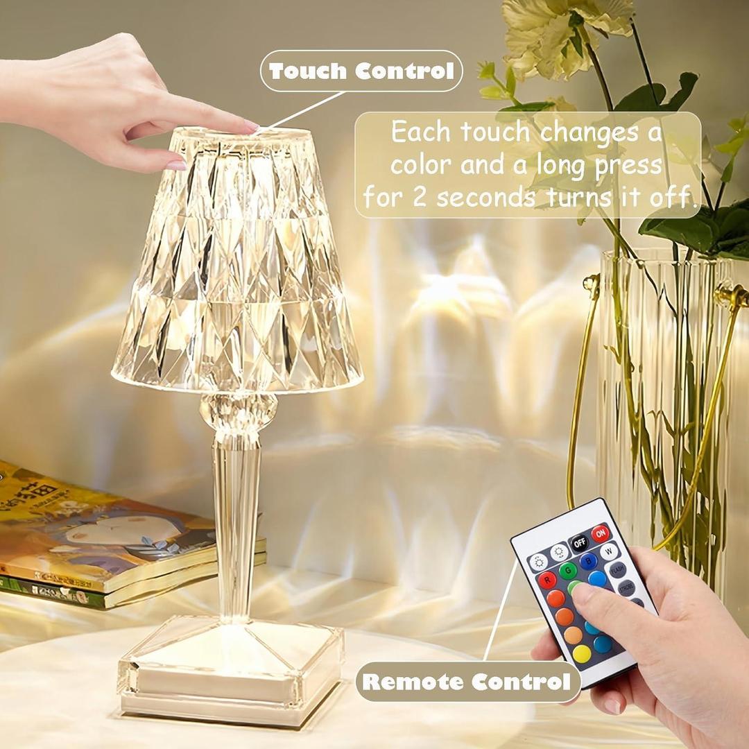 Rechargeable RGB Table Lamp with Color Changing Effects