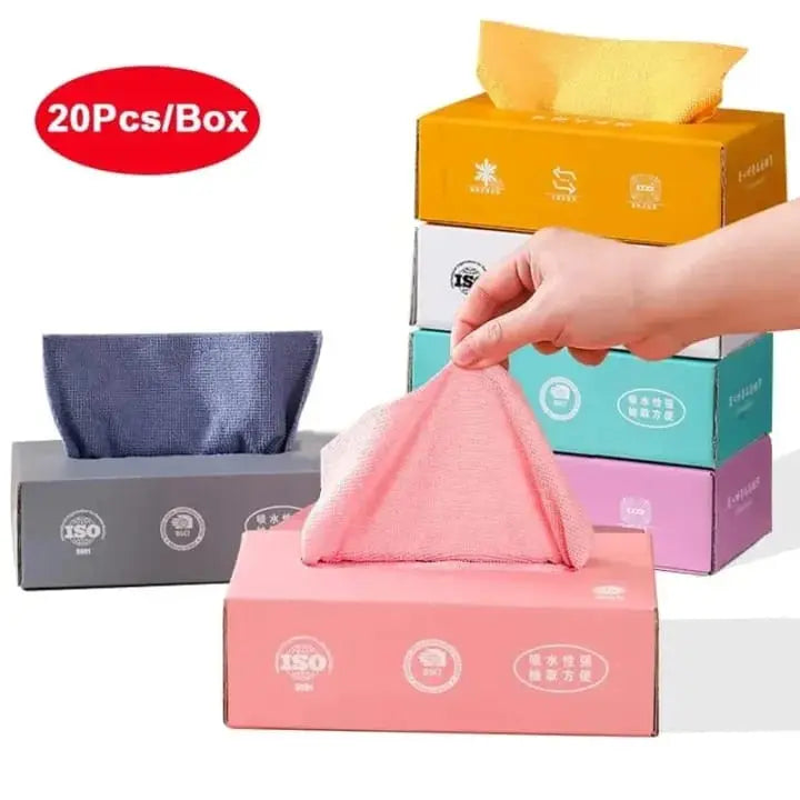 Reusable Pack of 20Pcs/box Microfiber Towel