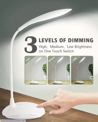 Rechargeable LED Table Lamp White 360 Degree Adjustable