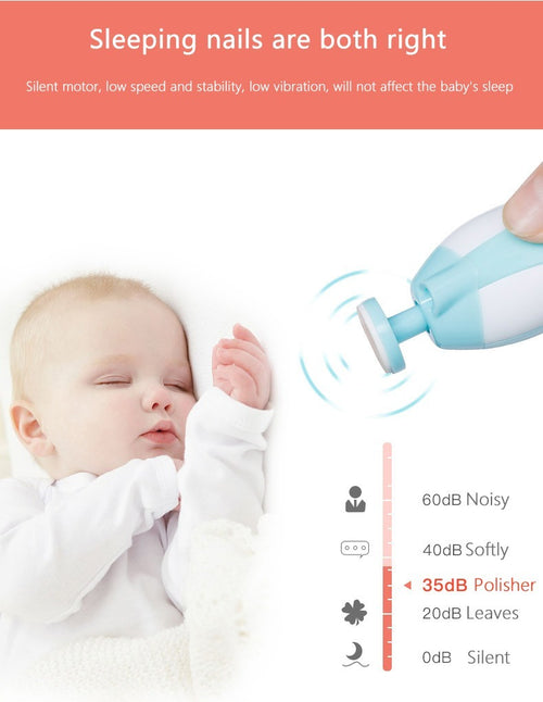 6-in-1 Electric Baby Nail Trimmer Set