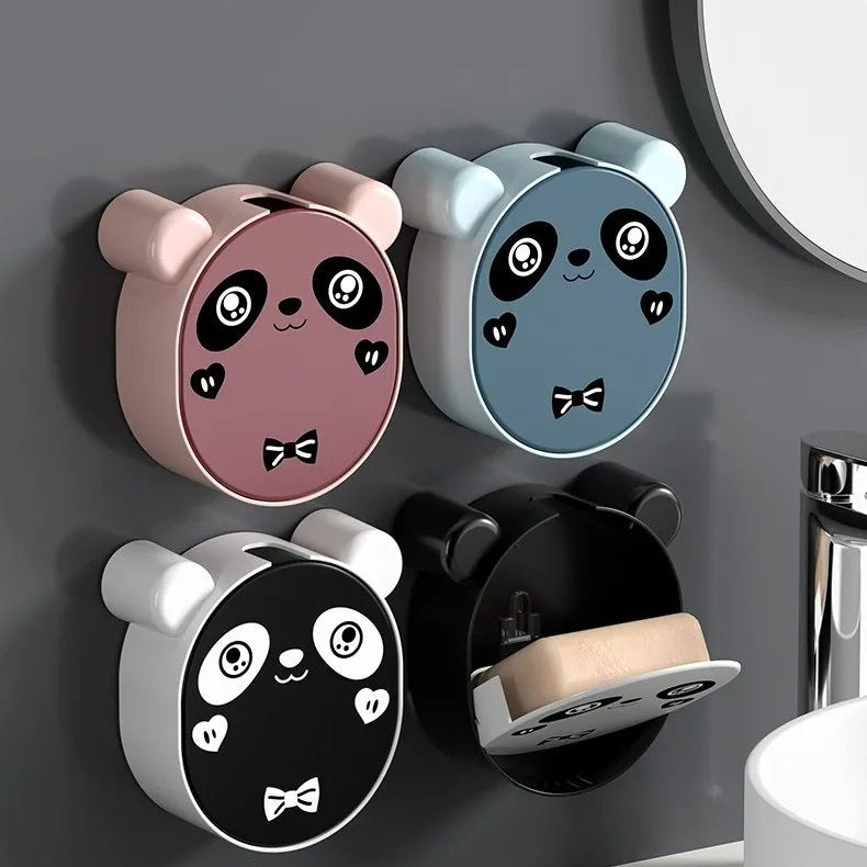 Panda Wall-Mounted Soap Dish Holder