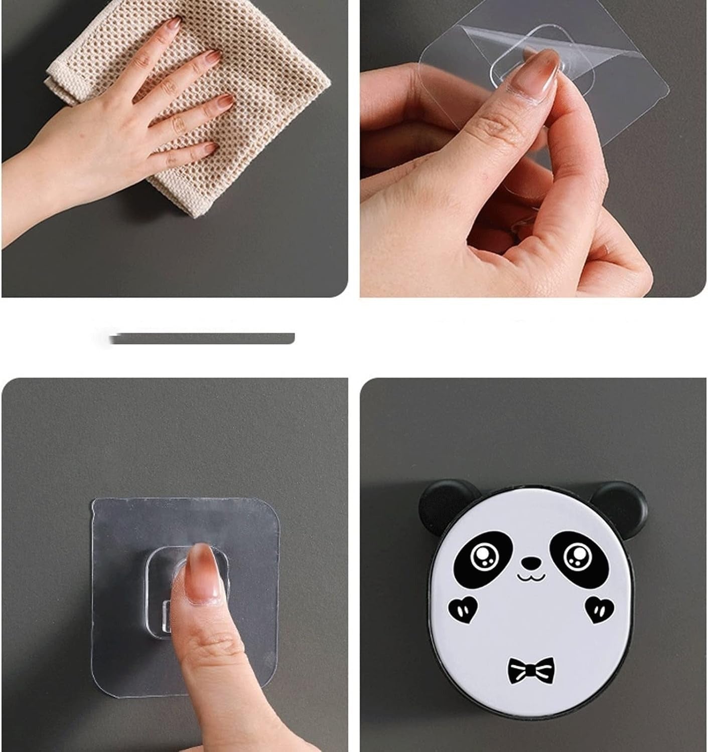 Panda Wall-Mounted Soap Dish Holder