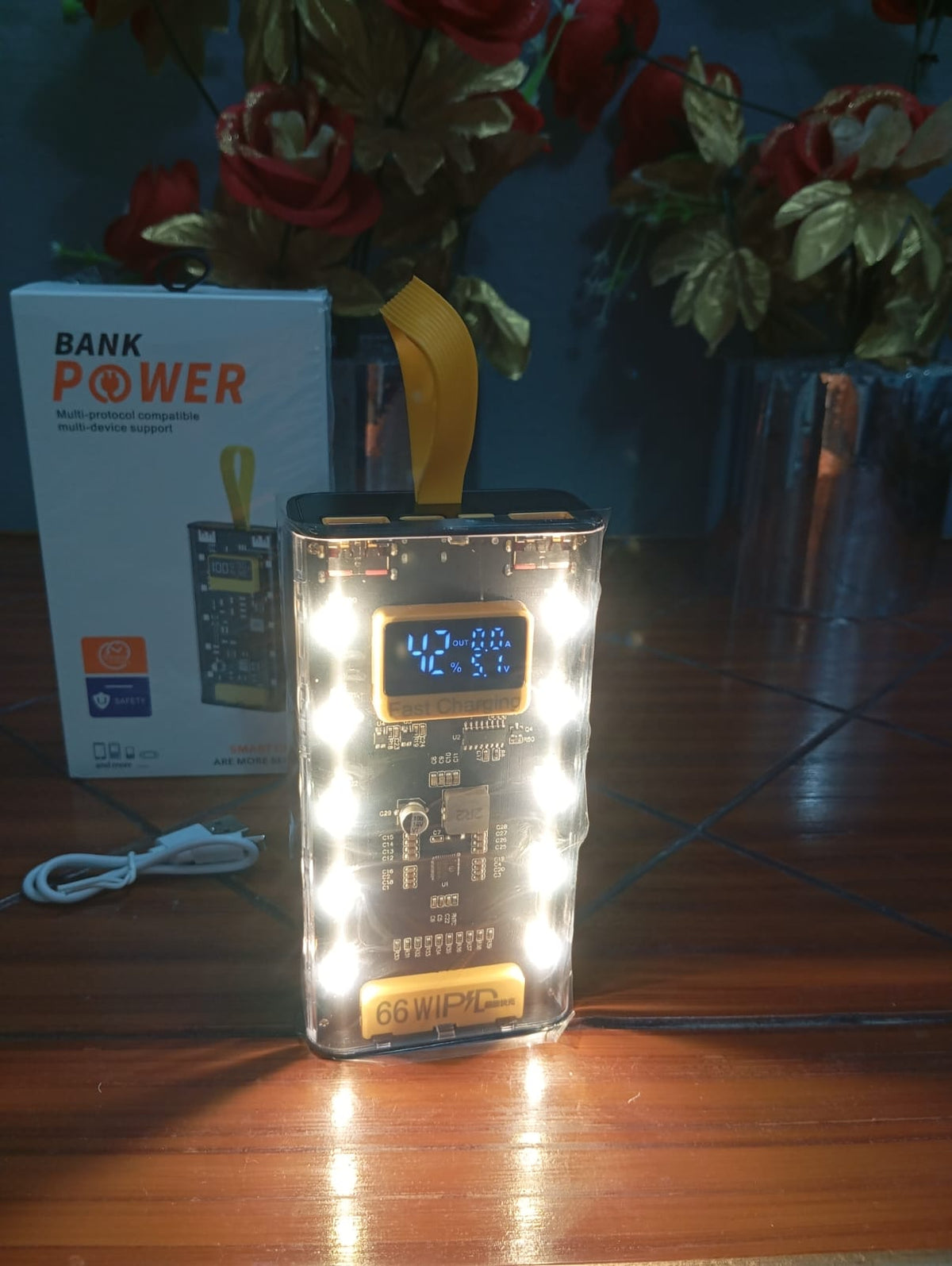 Transparent Power Bank (20000mAh)