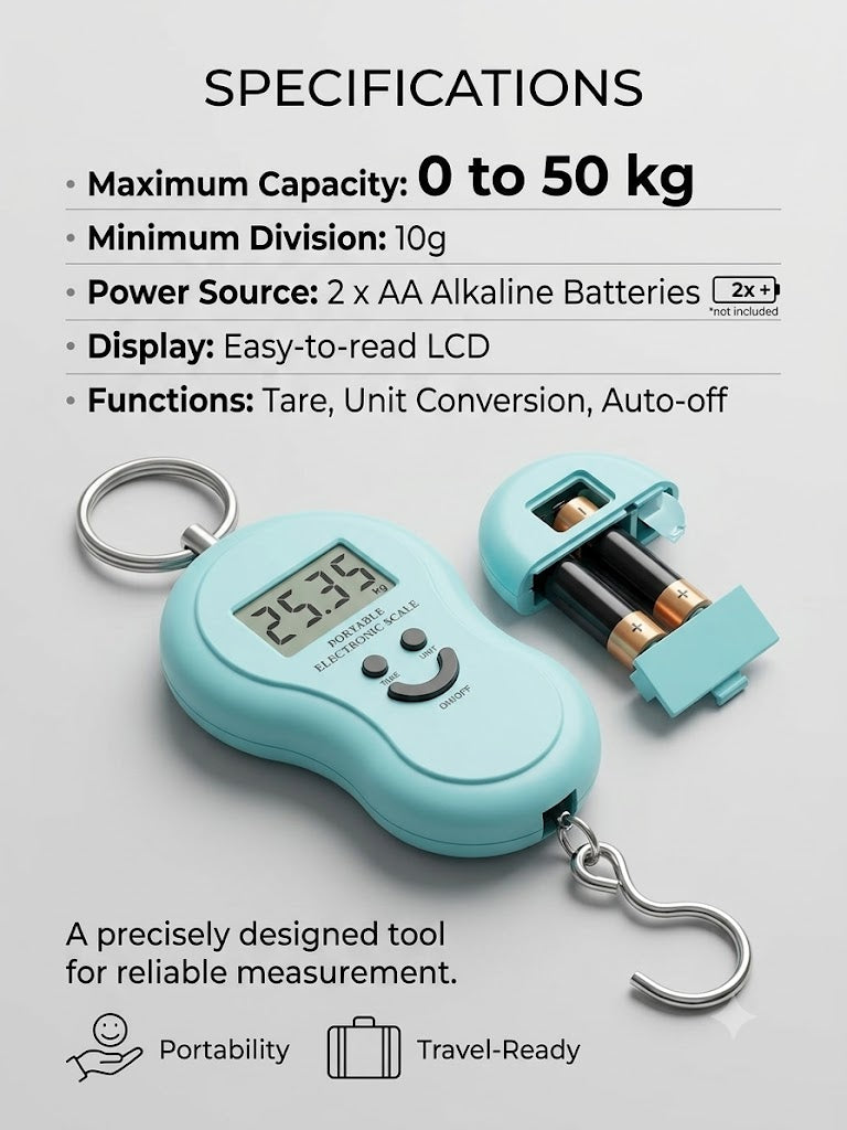 Digital Luggage Hanging Scale (50kg)