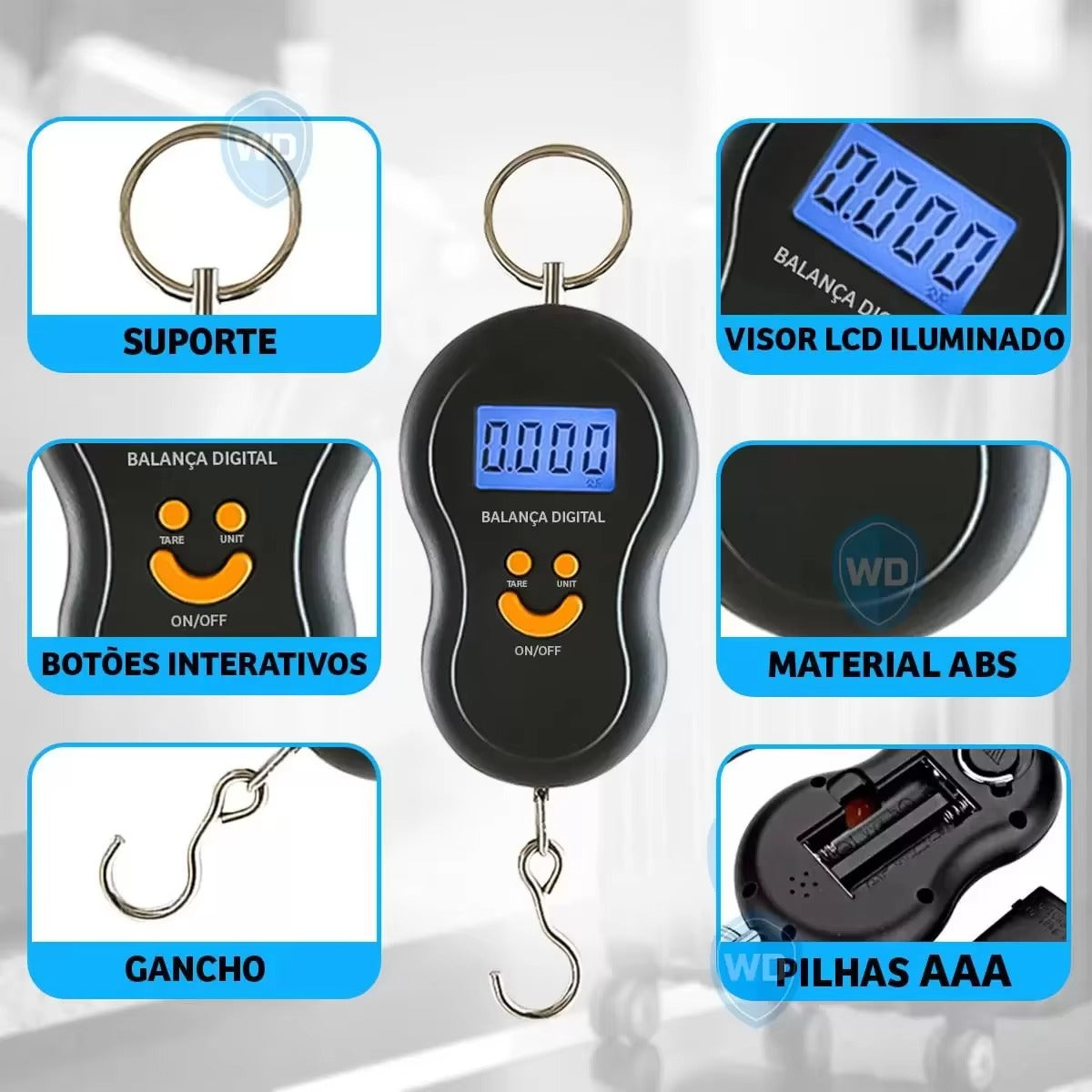 Digital Luggage Hanging Scale (50kg)
