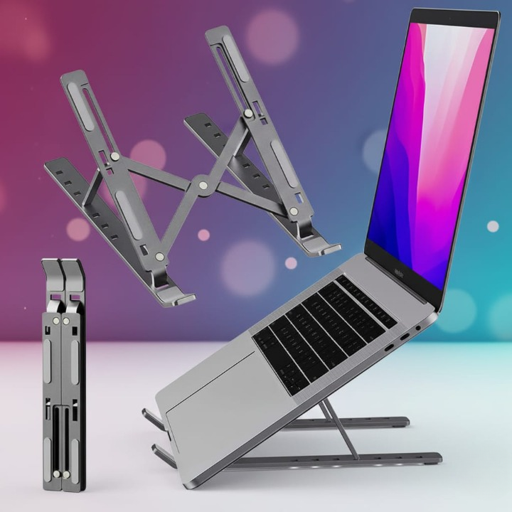Adjustable Foldable Metal Laptop Stand