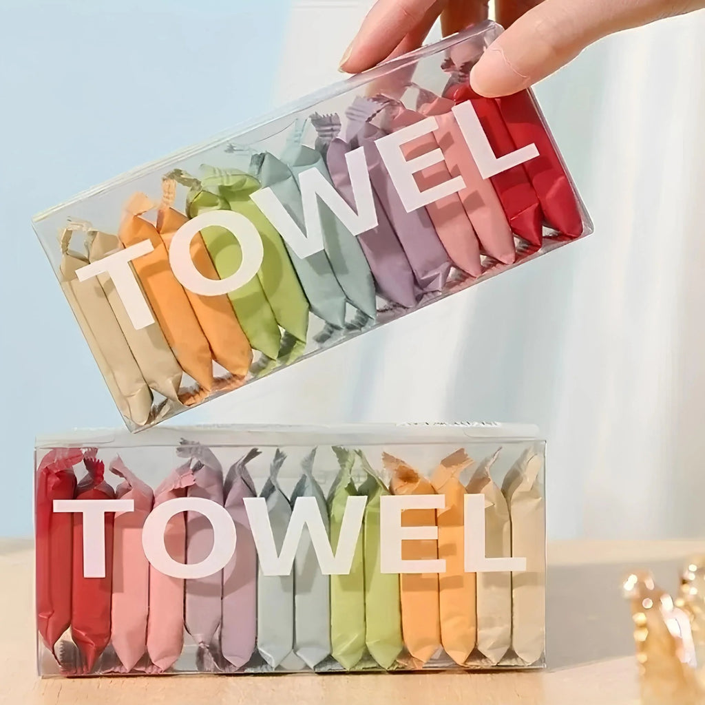 Compressed Travel Washcloths (14 Pcs)