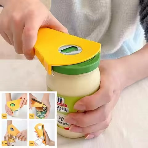 Ergonomic Multi-Function Jar Opener