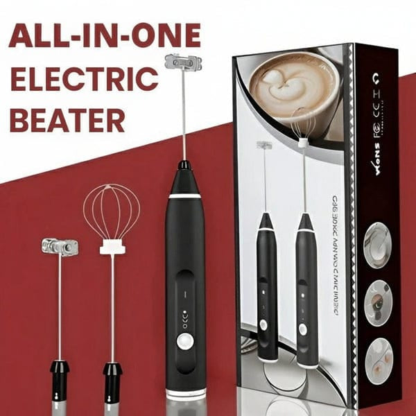 2-in-1 Electric Coffee Beater & Milk Frother