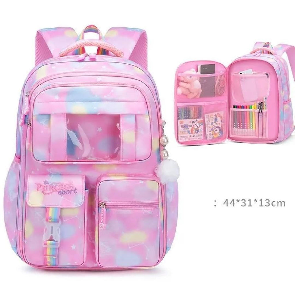 Rainbow School Backpack for Girls