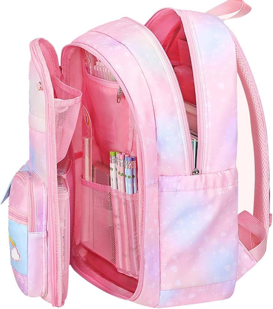 Rainbow School Backpack for Girls