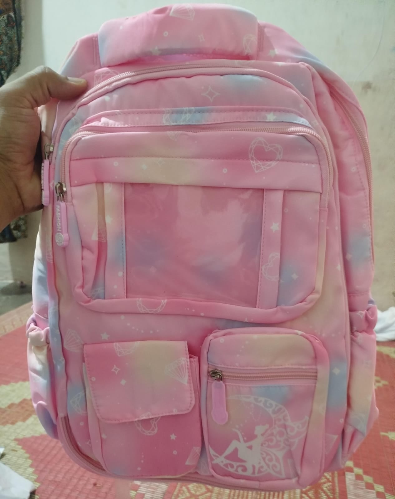 Rainbow School Backpack for Girls
