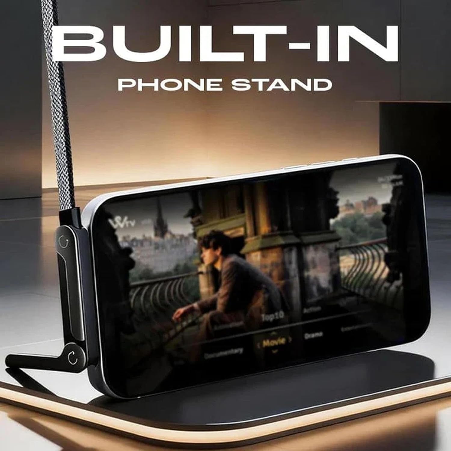 USB-C to USB-C Fast Charging Cable with Stand
