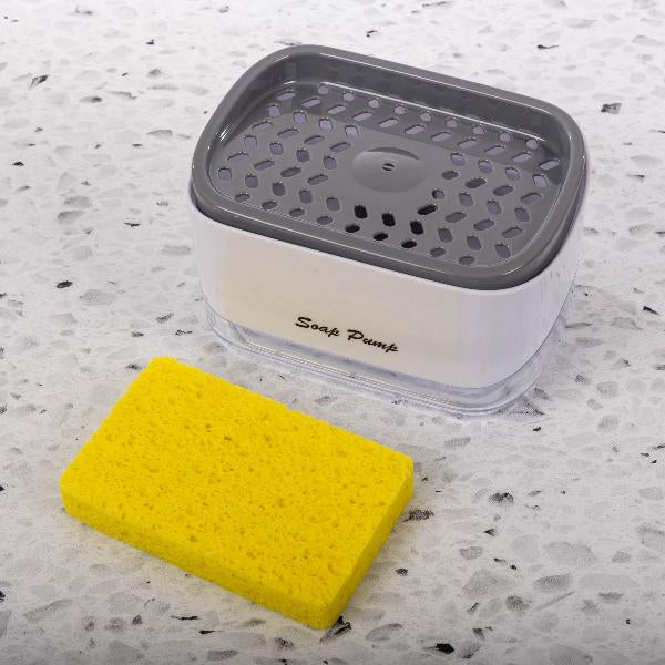 Soap Pump Dispenser with Sponge Holder