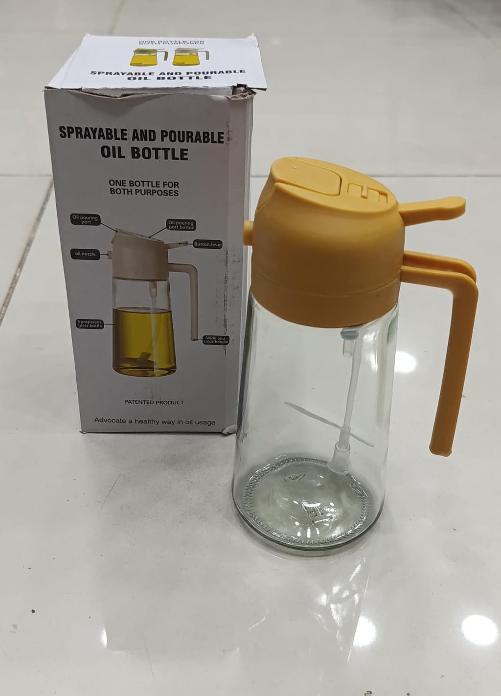 2-in-1 Oil Spray Bottle & Mist Dispenser