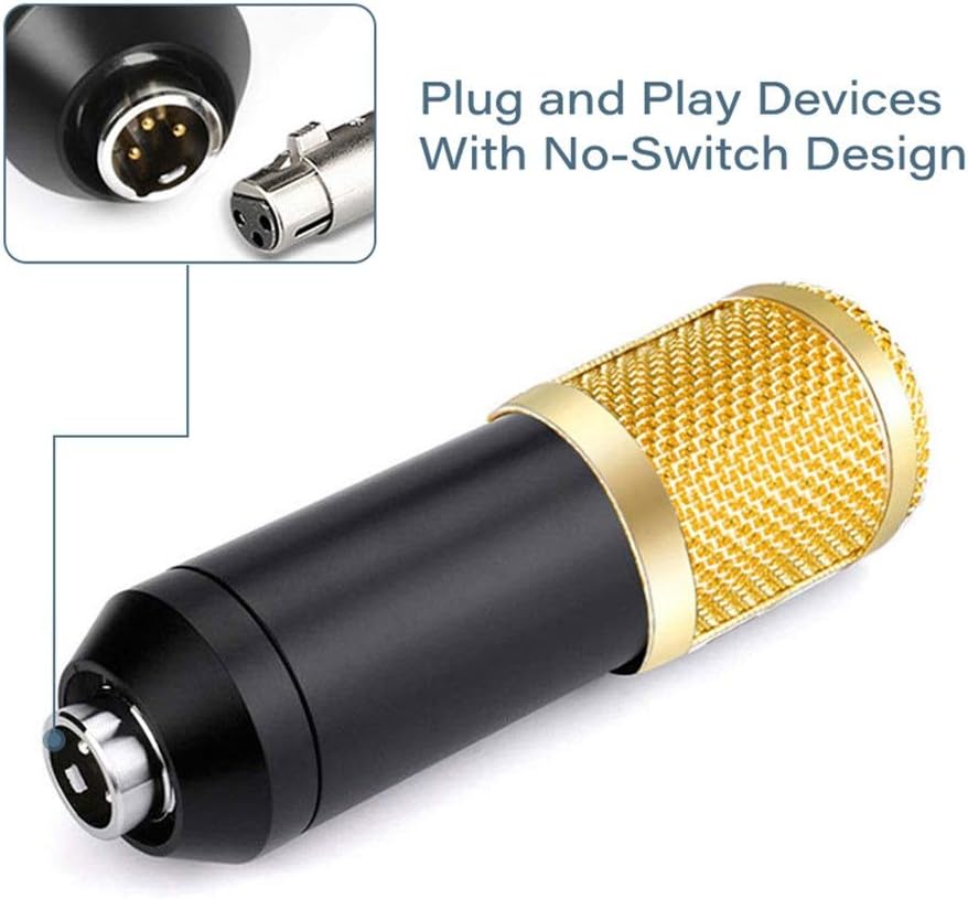 Professional Condenser Microphone Podcast Mic Set