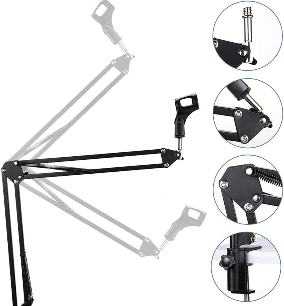 Professional Condenser Microphone Podcast Mic Set